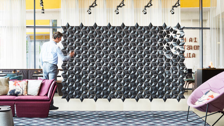 Check out this beautiful black room divider screen • Ideas Showcase
