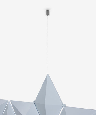 When your ceiling is too high, sloped, or uneven for our standard fixed-length solution, the Wire Suspension system offers a refined and flexible alternative.