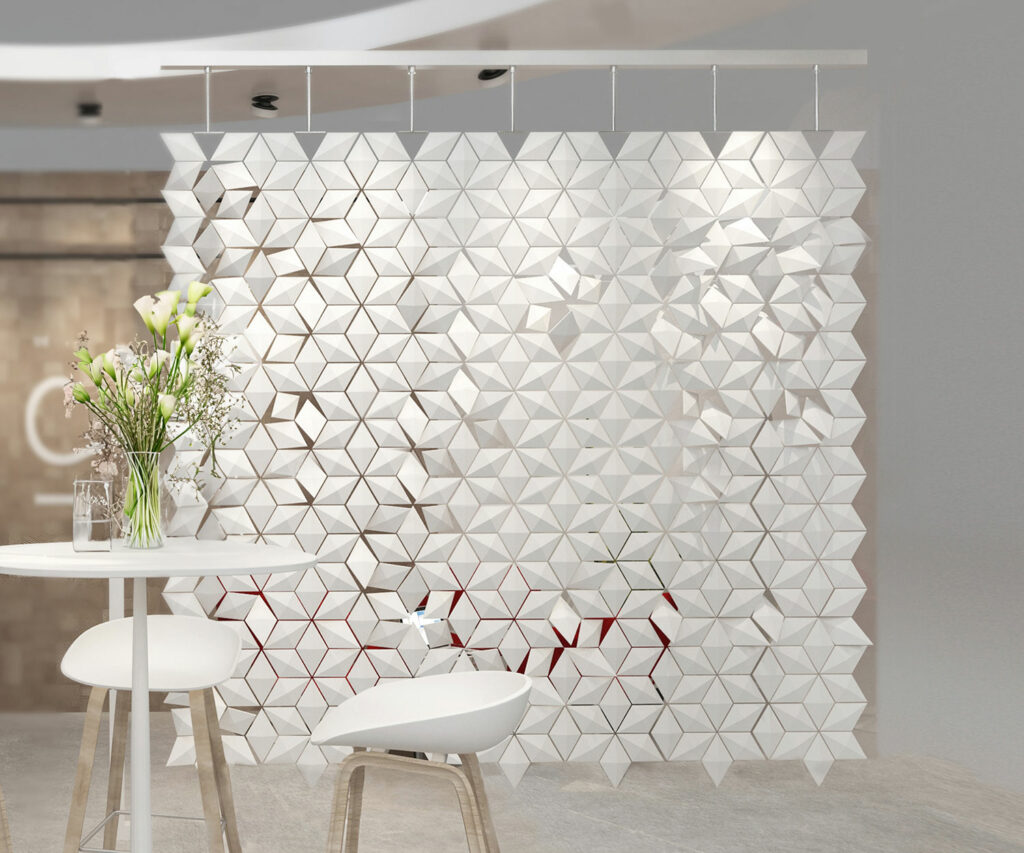 Booth divider - practical and beautiful • Interior Project