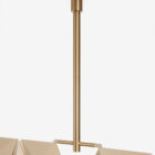Anodized gold suspension for Facet hanging room divider, product shot on white background