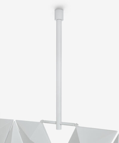 White suspension for Facet hanging room divider, 30 cm aluminum ceiling attachment