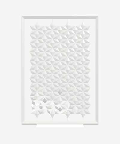 Freestanding room divider Facet 170 x 240cm in White