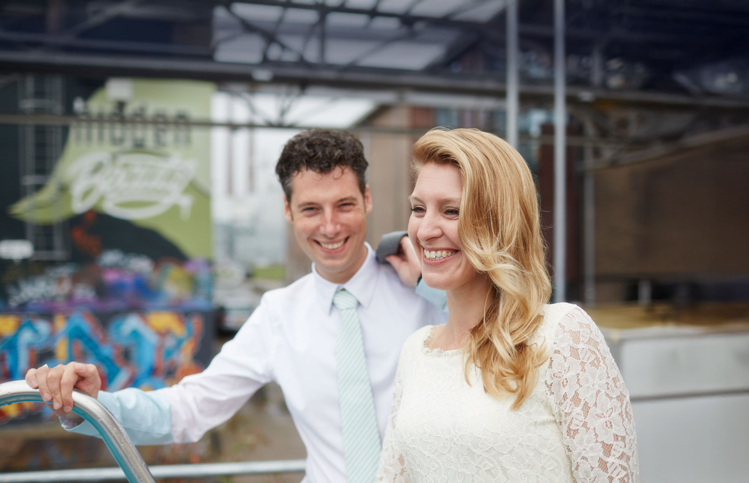 Bas van Leeuwen and Mireille Meijs, founders of Bloomming, designers of spatial design objects.